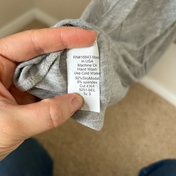 People Like Frank Gray Racer Back Sleeveless Dress Small S Casual Swing - Picture 8 of 8